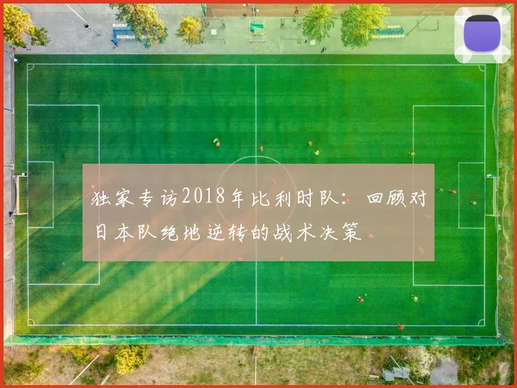 独家专访2018年比利时队:回顾对日本队绝地逆转的战术决策
